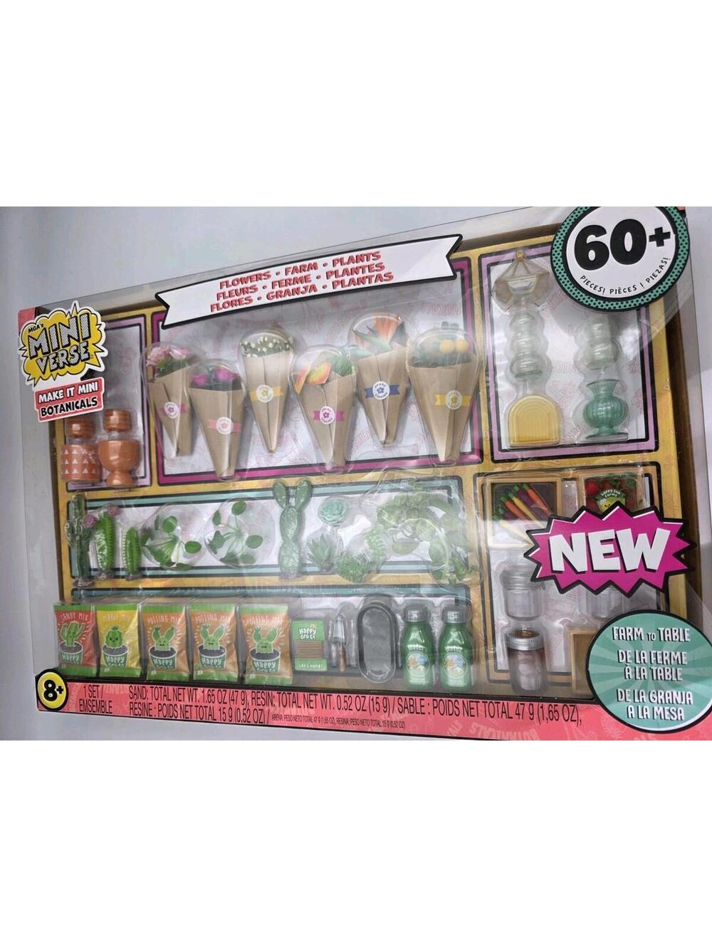 Mini Verse ~ Make It Mini Botanicals (Farm Flowers Plants) ~ NEW